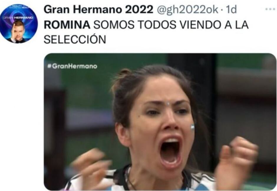 Romina Uhrig festejó un gol de Argentina y se convirtió en viral.