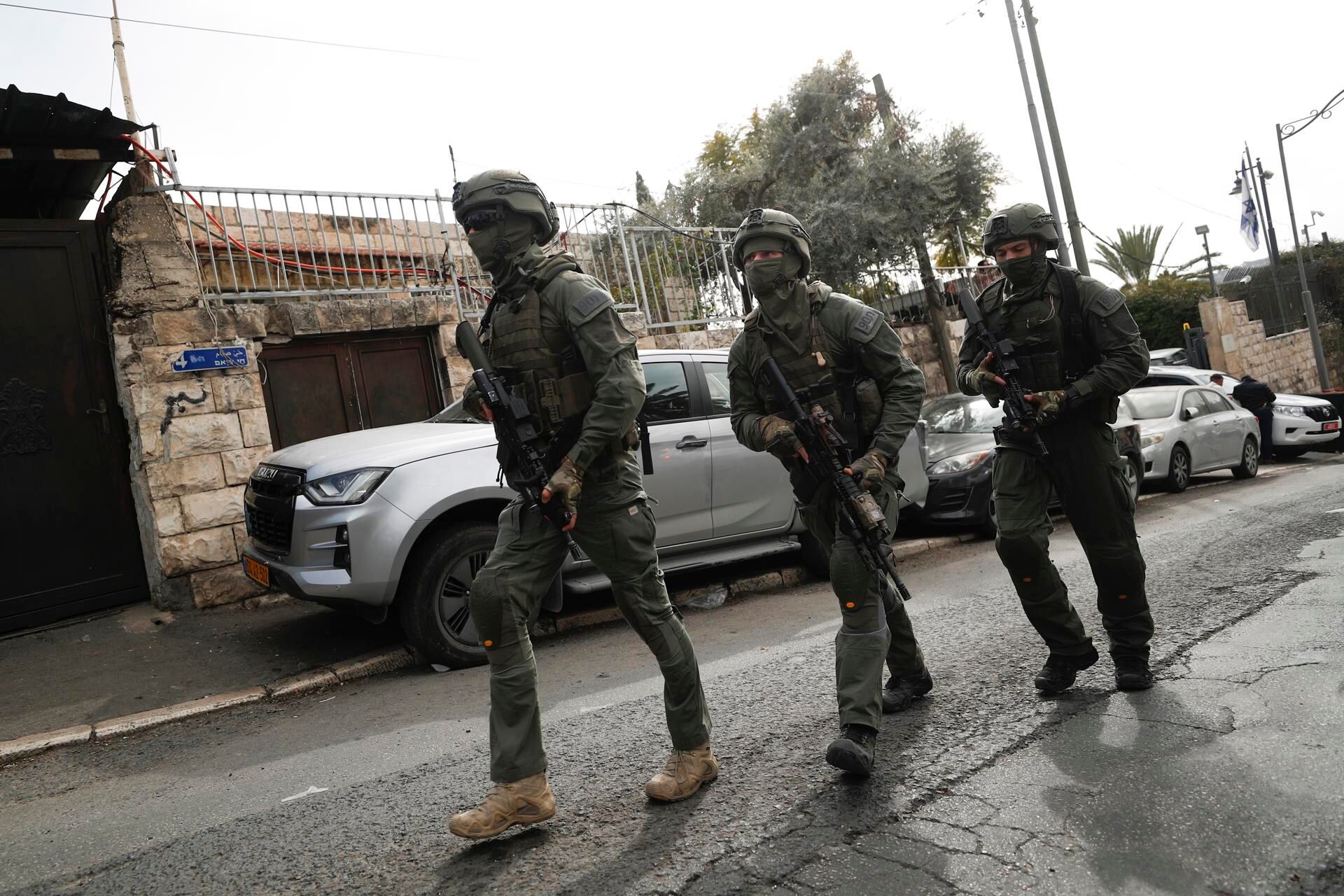 Tensión en Medio Oriente: un nuevo ataque en Jerusalén dejó dos personas heridas. / Foto: EFE/EPA/ATEF SAFADI
