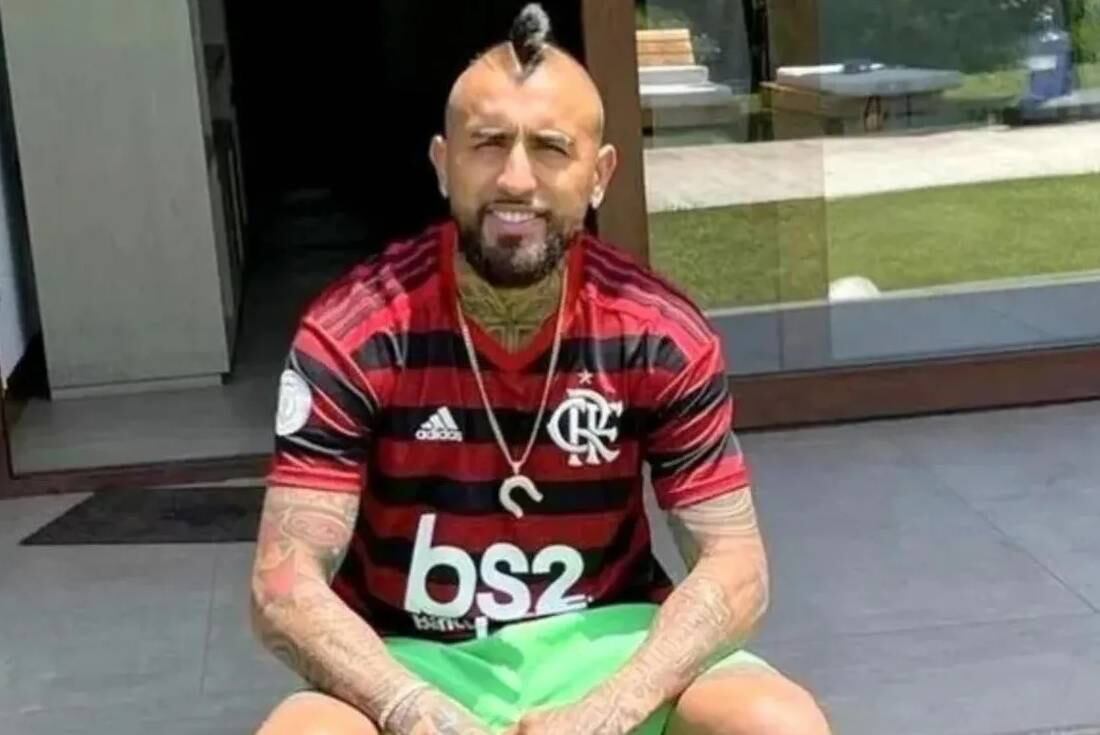 Vidal se mostró siempre simpatizante de Flamengo (Instagram)