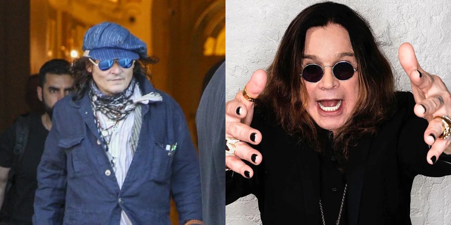 Johnny Depp es comparado con Ozzy Osbourne.