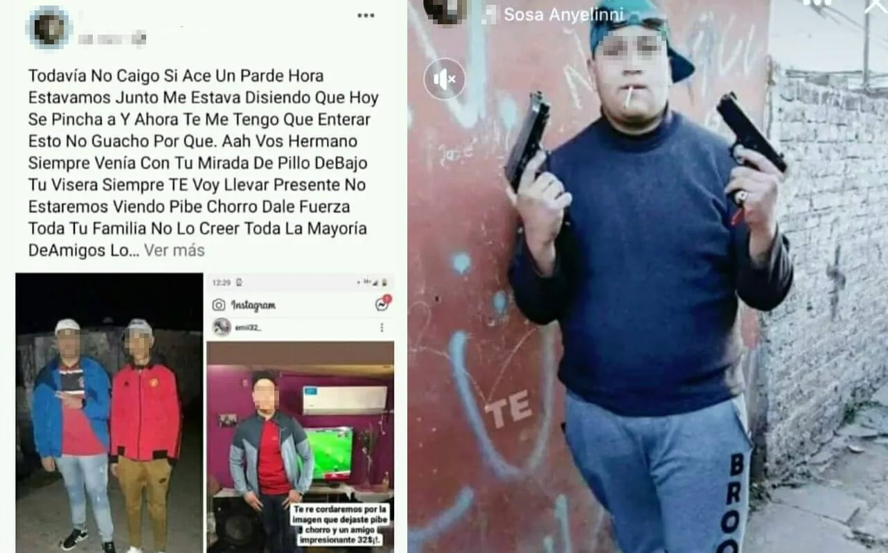 Despedida en redes al delincuente abatido por el panadero en Buenos Aires - 