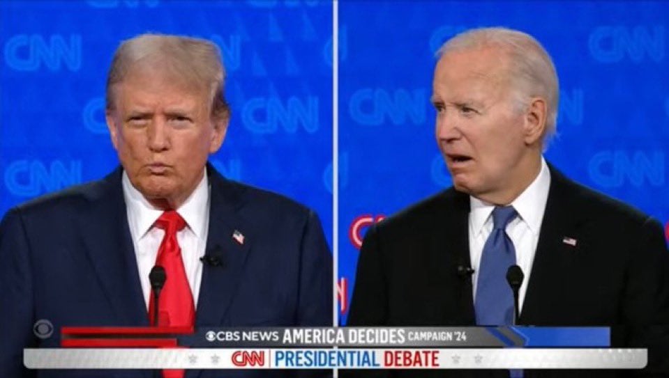 En varias ocasiones, Biden se trabó y pareció perder el hilo. Trump contestó enérgico y picante. 