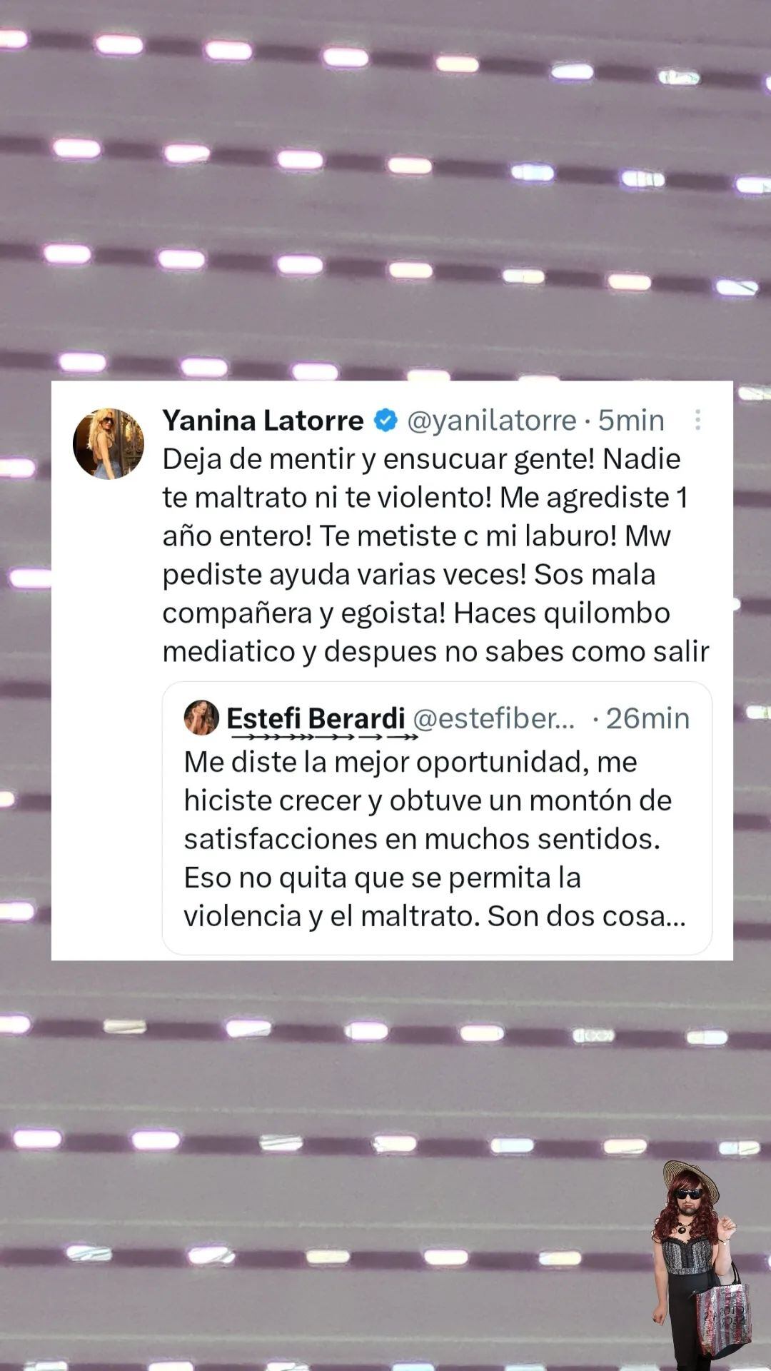 Yanina Latorre y Ángel de Brito pusieron en su lugar a Estefi Berardi