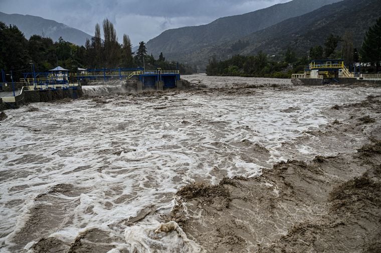 Temporal en Chile. Foto: Perfil.