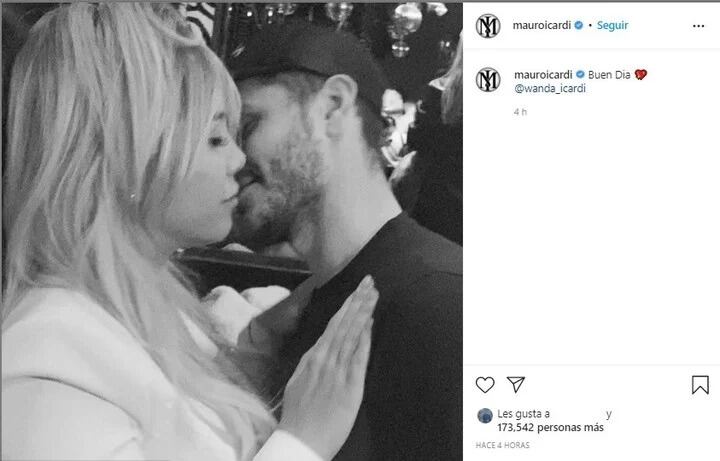 La foto del día después de Icardi con Wanda