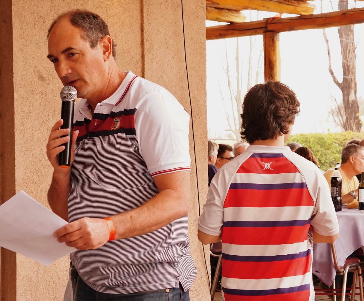 Fernando Podesta, presidente actual de Marista Rugby Club. / Gentileza: Prensa Marista.