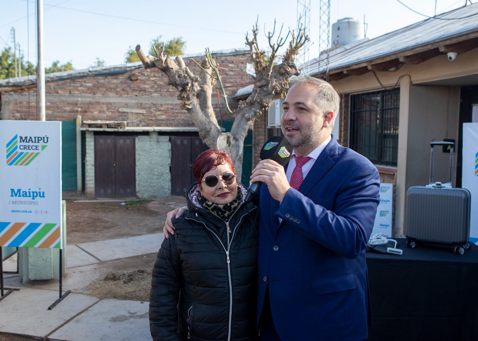 Stevanato equipó con un ecógrafo a centros de salud. Foto: Prensa Maipú