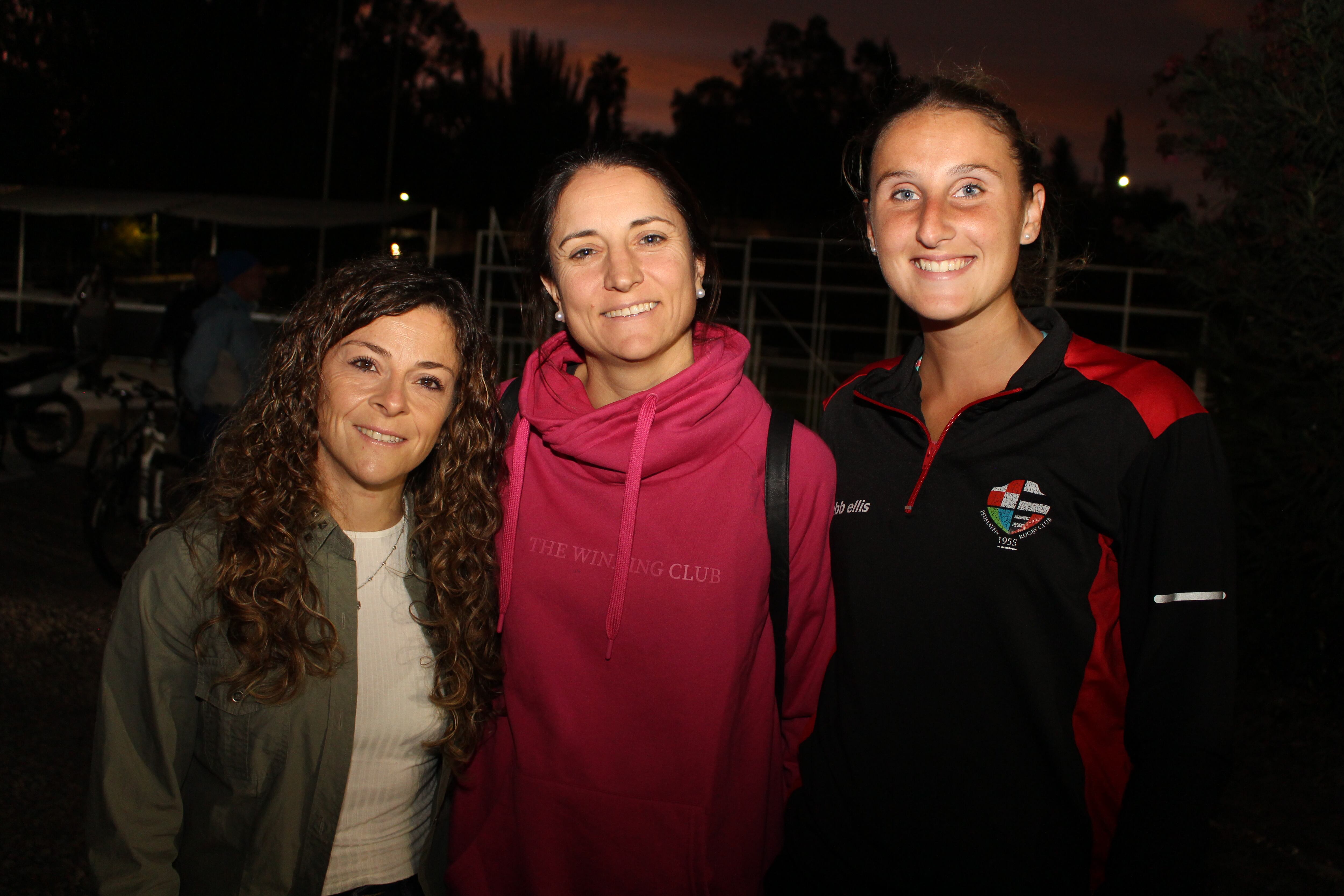 Belén Fucili, Natalia Savina y Bianca Zera.