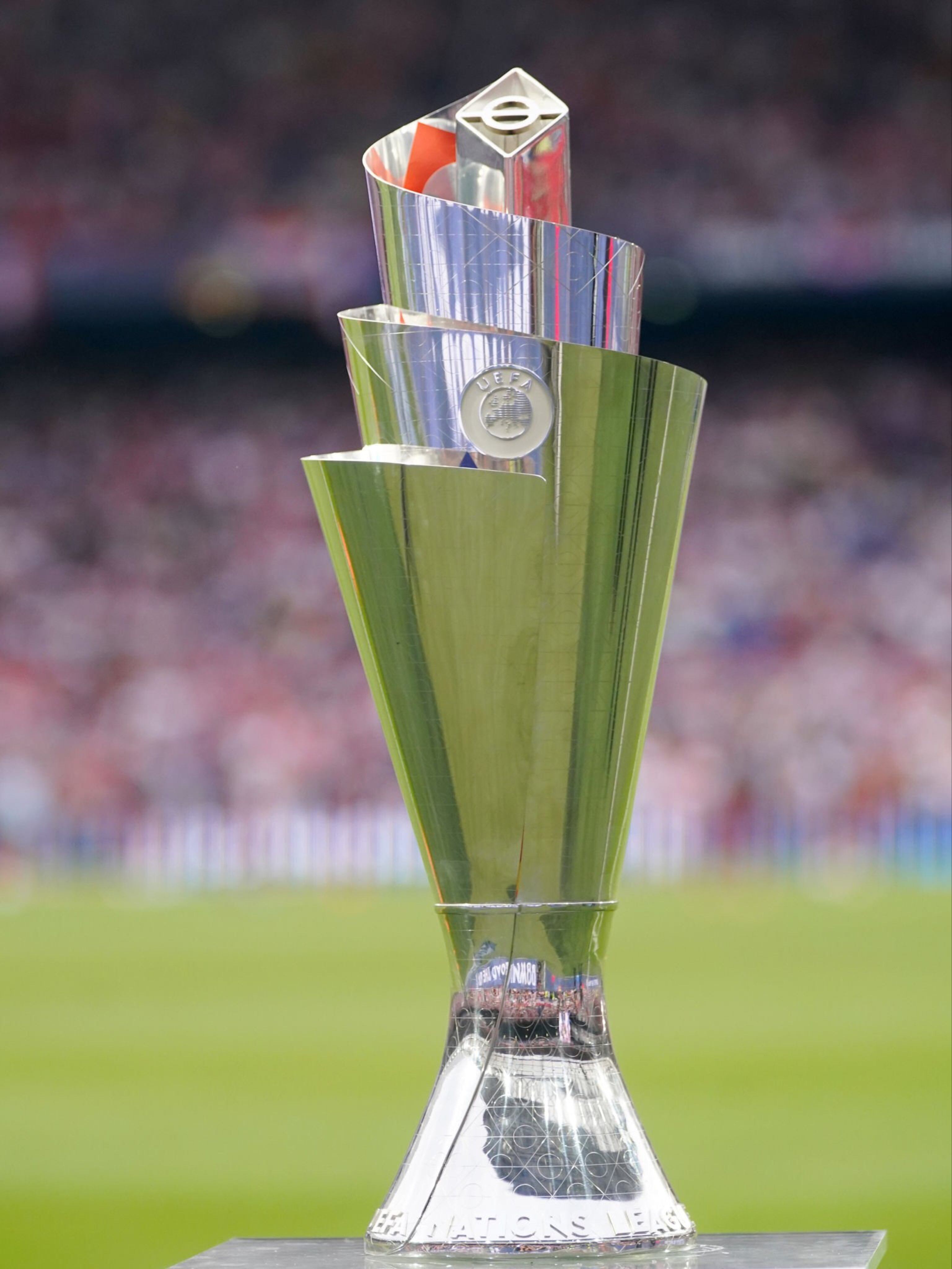 El trofeo de la UEFA Nations League