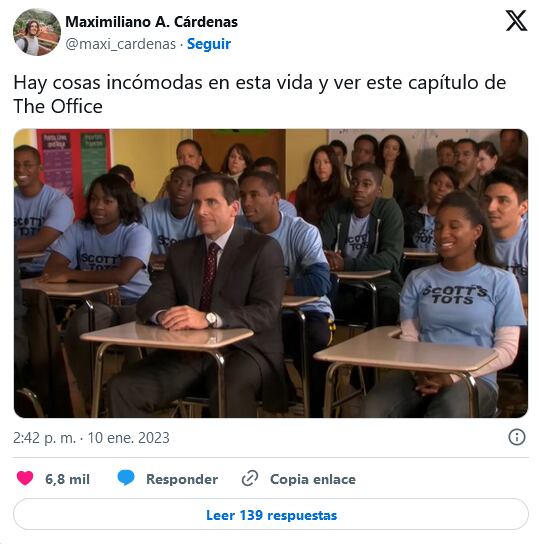 En las redes sociales eligieron el capítulo más incómodo de la serie The Office y el que ganó fue realmente ácido.