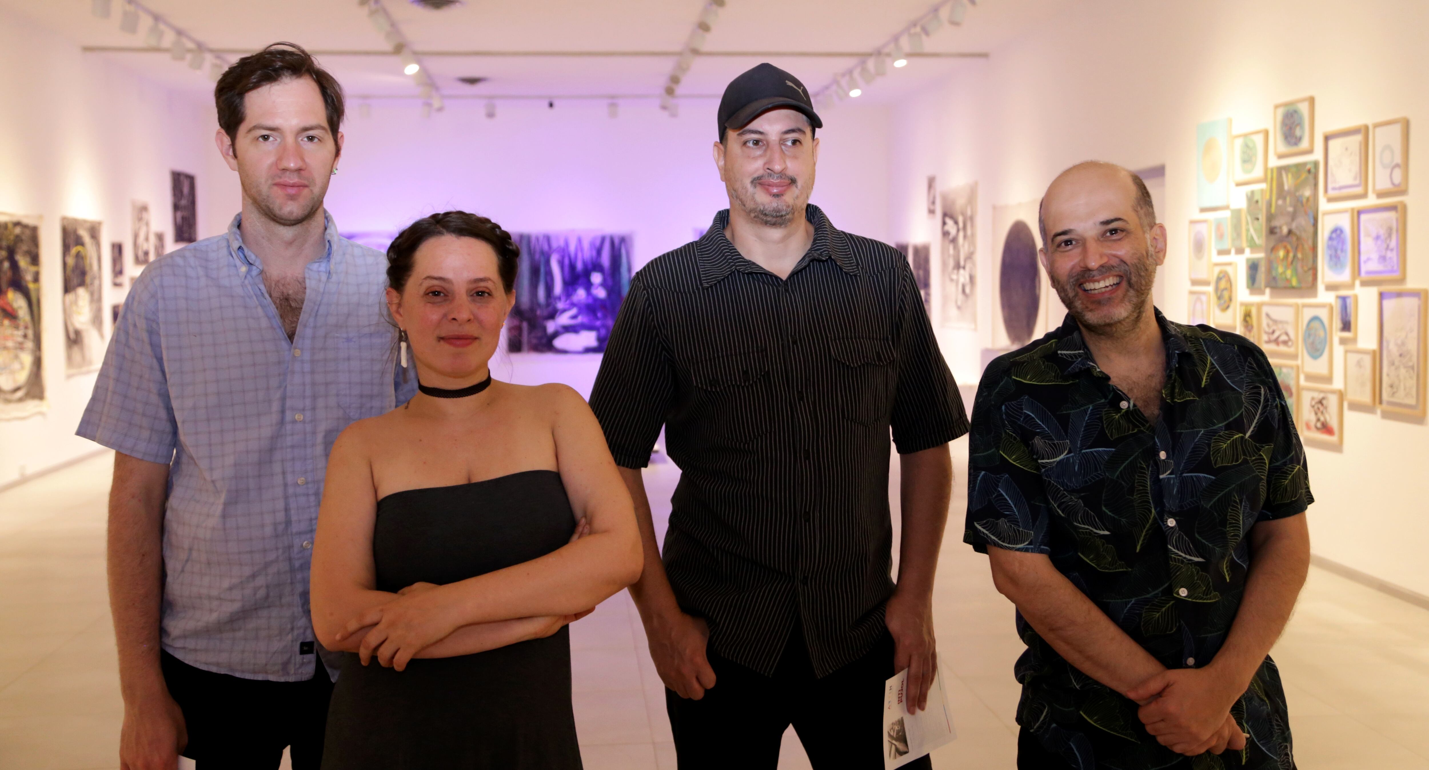 José de Diego, Inti Pujol, Mariano García y Daniel Rueda.