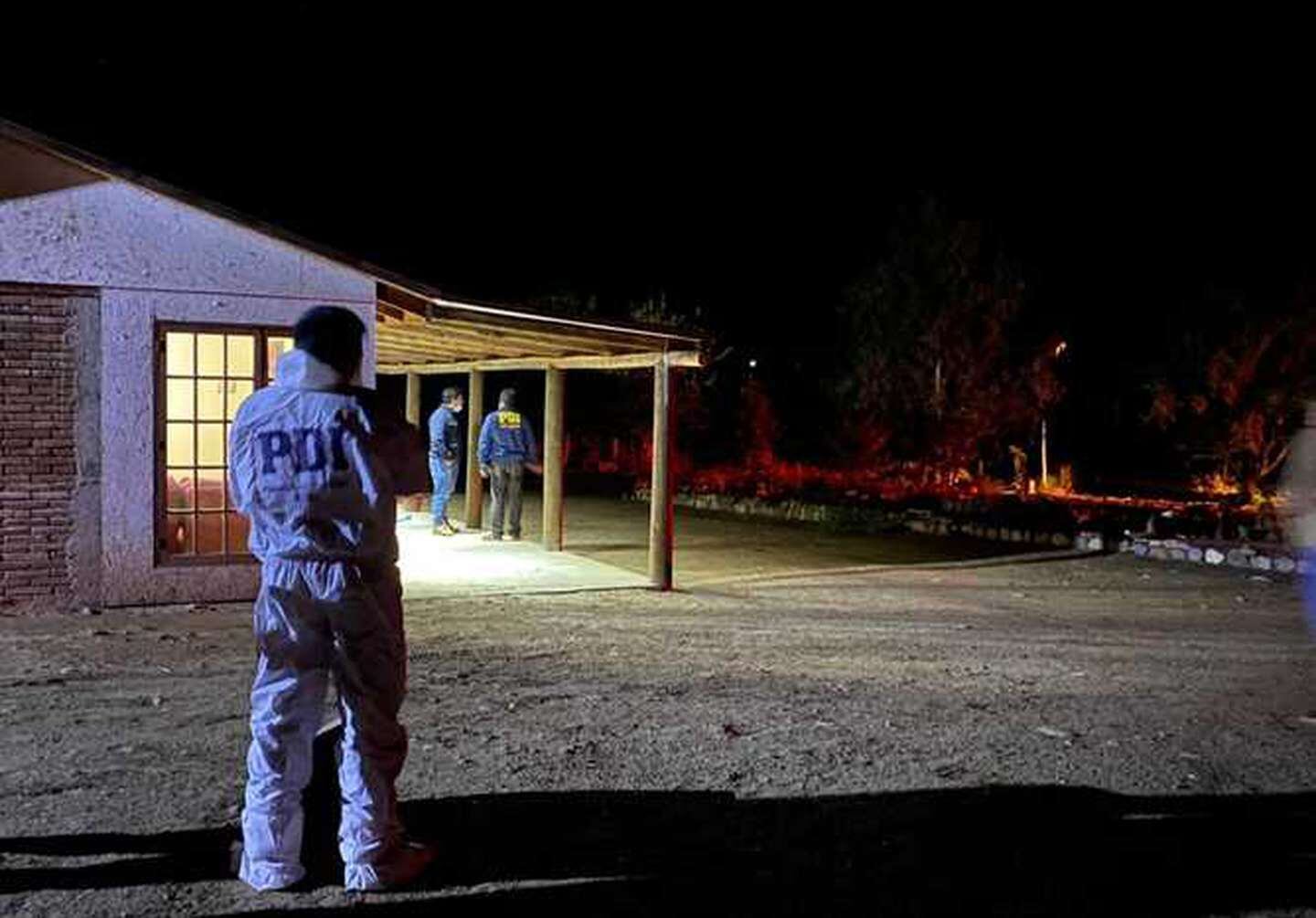 La Policía de Investigación se dirigió al lugar de los hechos para investigar. Foto: Gentileza.