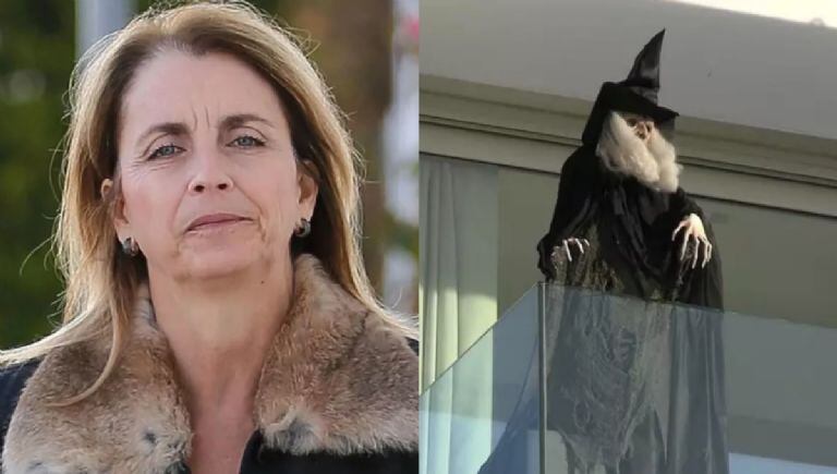 Regreso la bruja en el balcón de la casa de Shakira, apunta a la de sus exsuegros