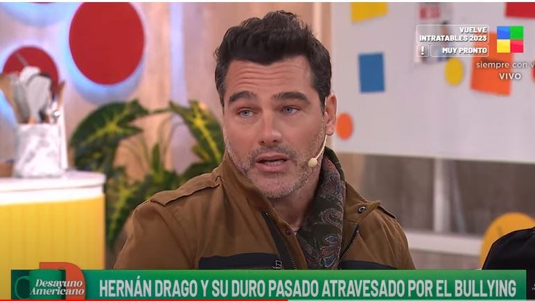 Hernán Drago habló de su etapa siendo victima de Bullying.