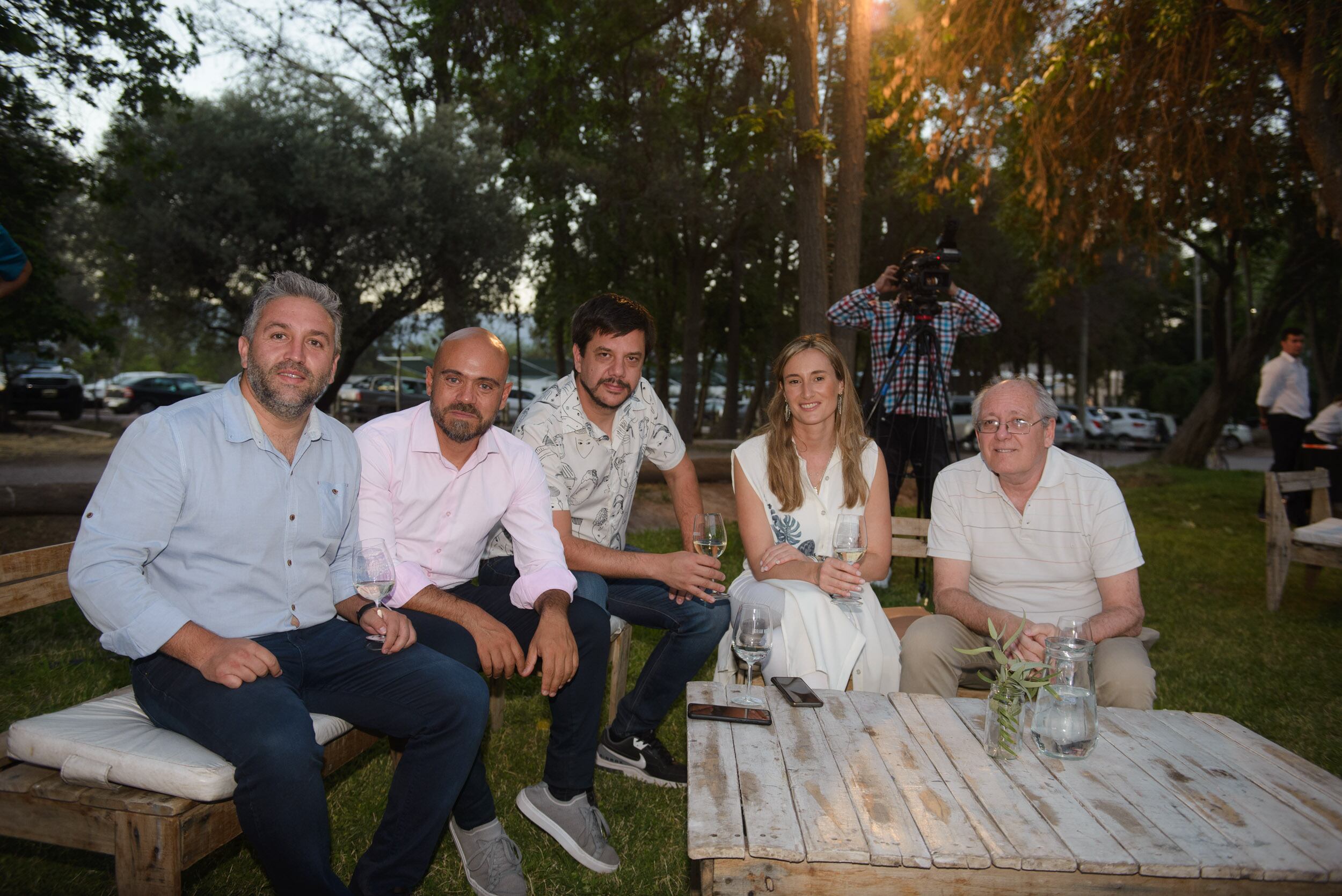 Mauricio González, Alberto Marengo, Nacho Castro, Jimena Estrella y Javier Merino.