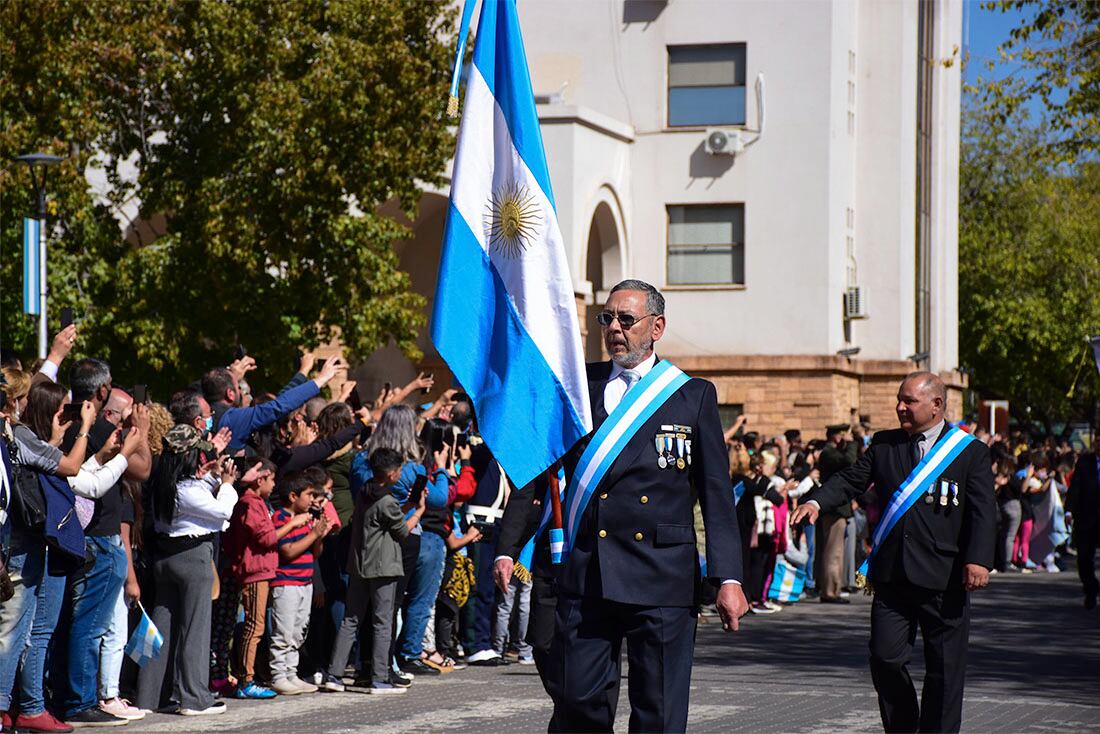 Acto conmemorativo por los 40 años de la guerra de Malvinas. En casa de gobierno se llevo a cabo un acto en el que participaron autoridades politicas y de las fuerzas armadas, donde brindaron reconocimiento a veteranos y caidos en el conflicto del Atlantico Sur en 1982
foto: Mariana Villa / Los Andes