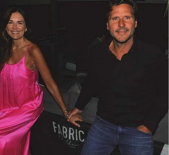 Andrea Frigerio y su marido