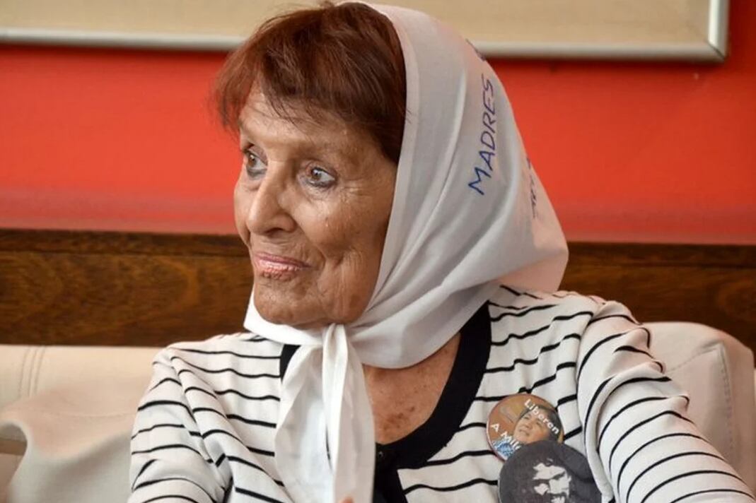 Taty Almeida, de Madres de Plaza de Mayo-Línea Fundadora. Foto: NA