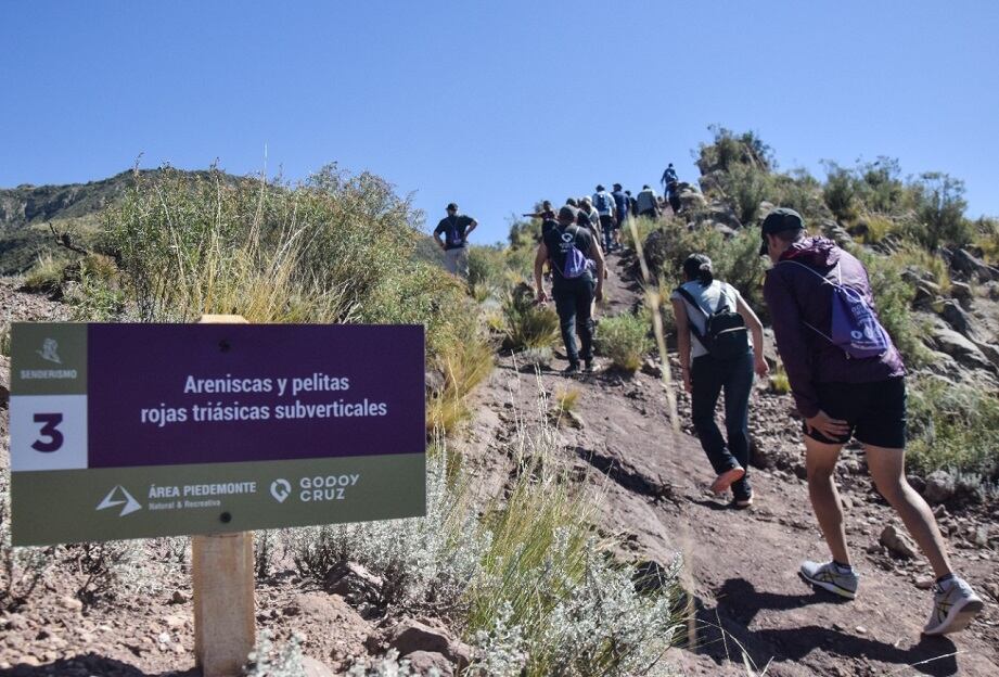 El sendero geológico turístico del piedemonte
