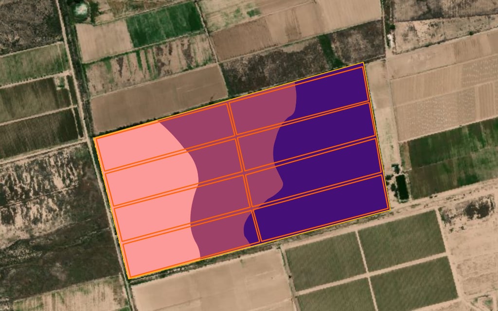 El análisis de mapeos térmicos de indeGAP ayuda a mejorar la estrategia de defensa contra heladas en campos agrícolas.