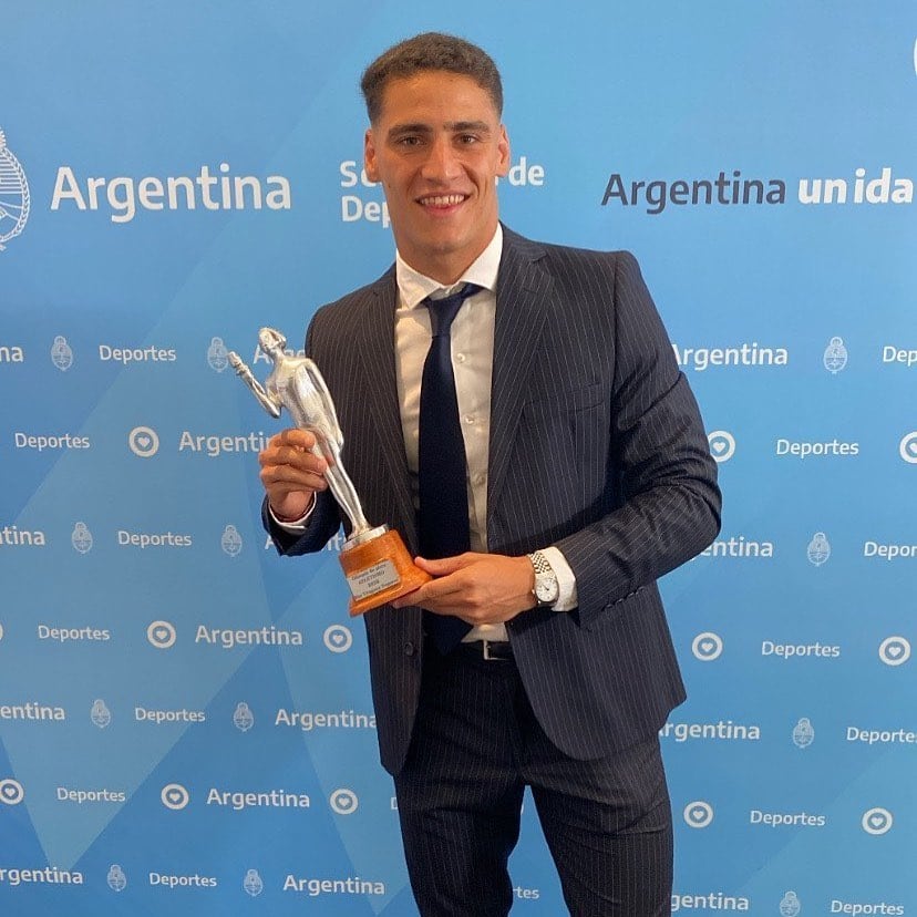 Franco Florio ganó el Olimpia de Plata 2022.en atletismo