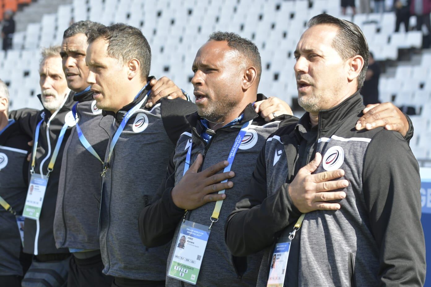 Nigeria vs. Dominicana, el primer partido en Mendoza del Mundial SUB 20 2023. / Orlando Pelichotti (Los Andes).