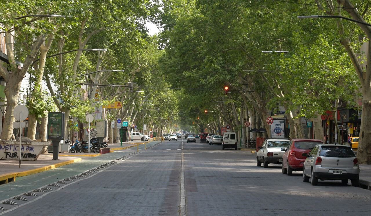 Las calles del centro lucieron vacías en la víspera de Navidad