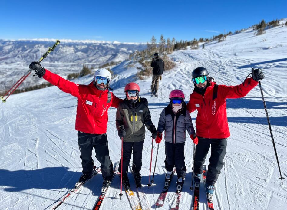 Un mendocino en Aspen: es instructor de esquí y participará de una competencia mundial. Foto: Gentileza Andrés Martínez Giardini.