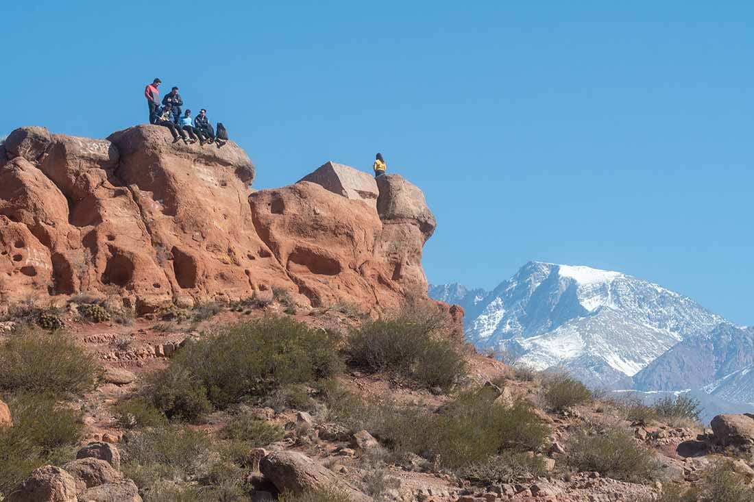 Primer fin de semana con vuelta a la normalidad, mendocinos y turistas decidieron pasar el día en la montaña