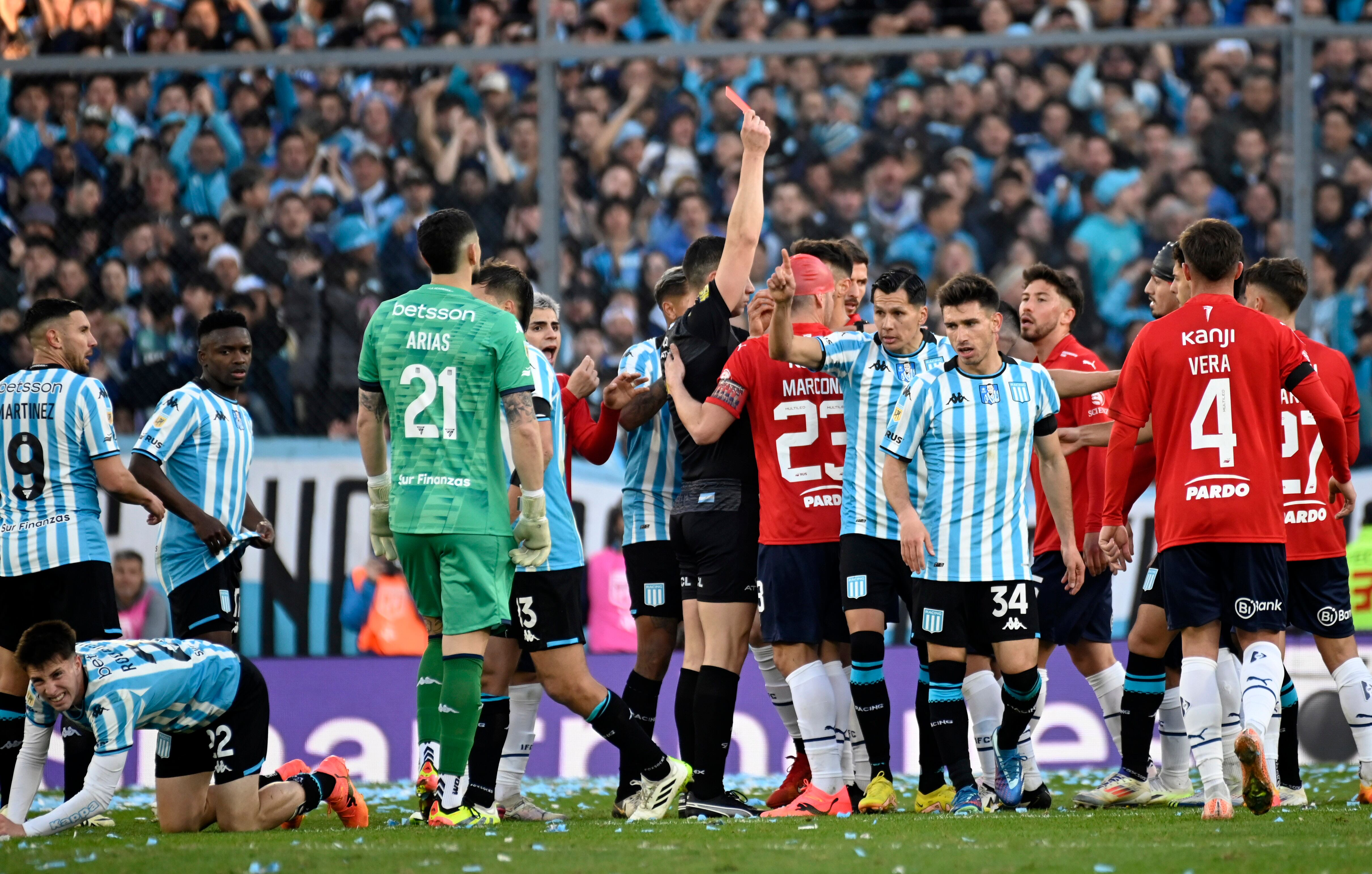 RACING VS INDEPENDIENTE. Fecha 12 Torneo Liga Profesional. Futbol Argentina. Primera Division. 24/8/2024. Fotobaires


