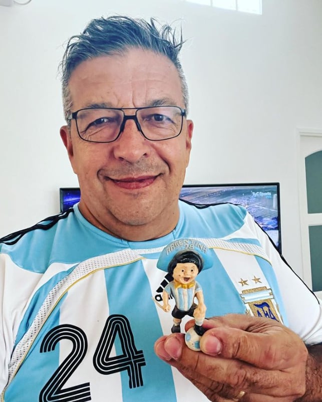 El fiscal mendocino que es pariente del Papa Francisco y de una leyenda de River, Argentina e Italia. Foto: Instagram