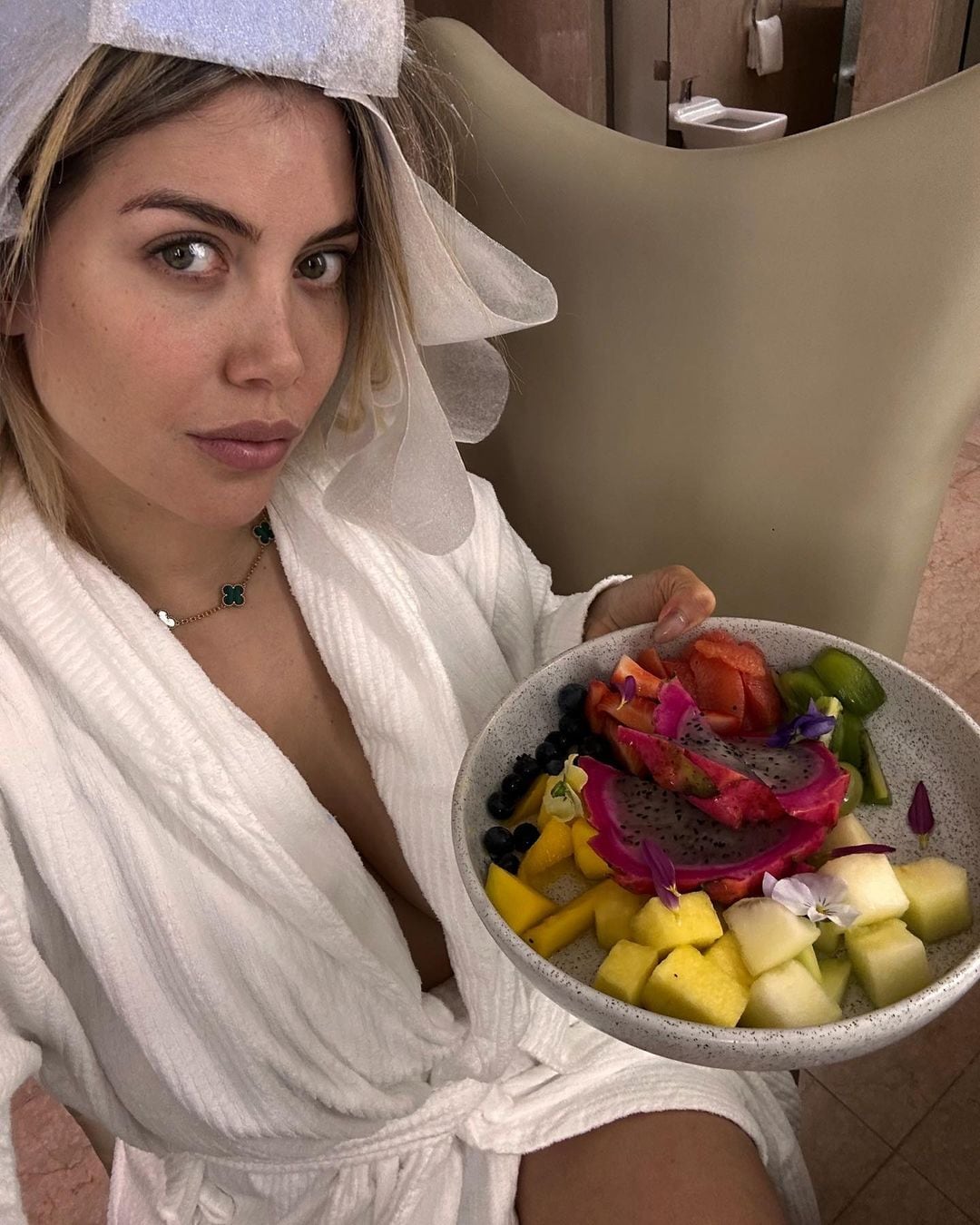 La naturalidad de Wanda Nara