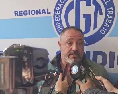 El secretario general de la CGT Mendoza, Ricardo Letard.