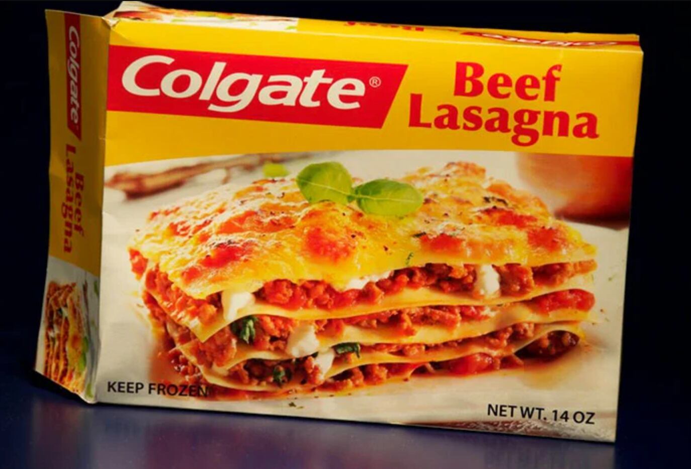 La empresa Colgate una vez sacó al mercado pasta de dientes sabor lasaña y pasó a la historia como uno de los productos fallidos más famosos.