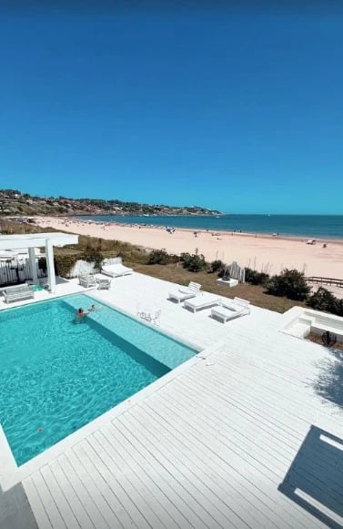 Así es la casa en Punta del Este de Fernando Burlando y Barby Franco.