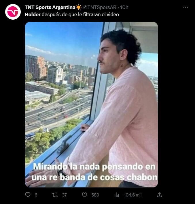 Los memes por el video íntimo de Tomás Holder