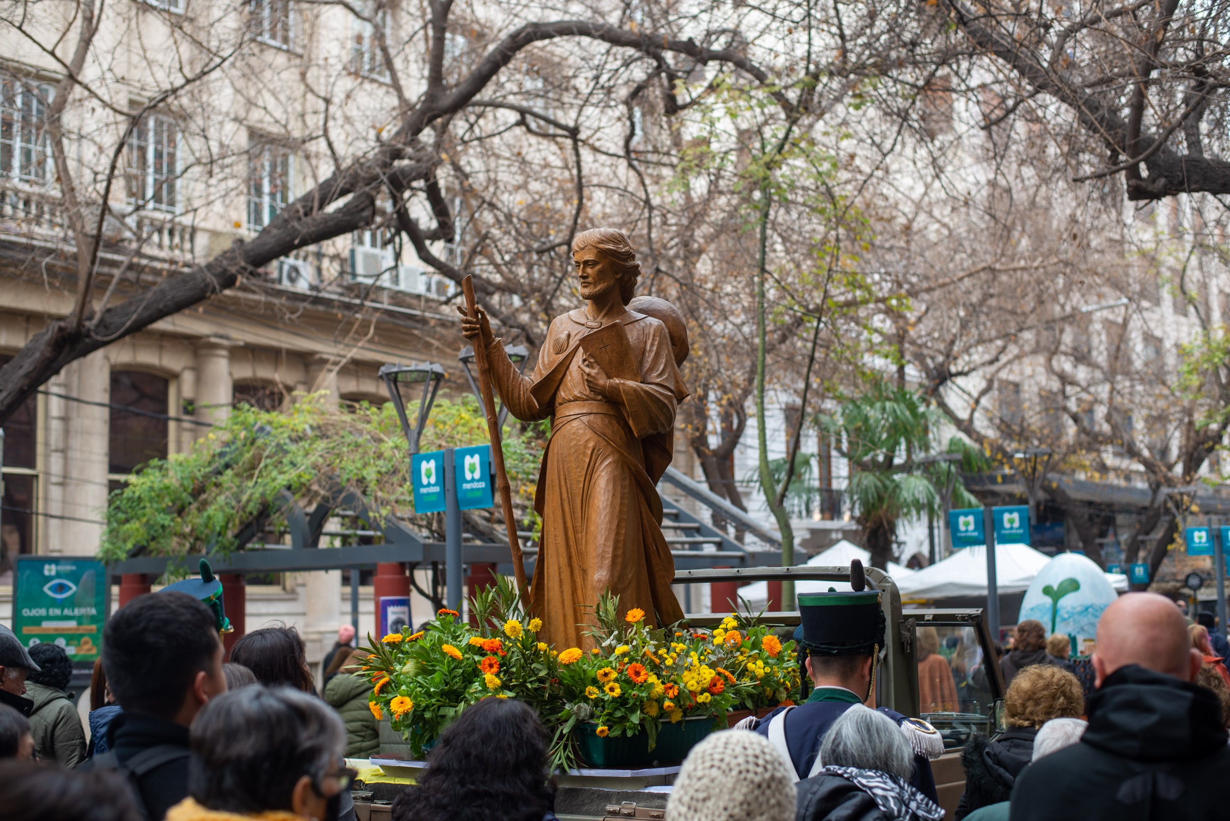 Este martes los mendocinos celebrarán el Día del Santo Patrono Santiago y habrá modificaciones en la frecuencia del transporte público. Foto: Municipalidad de Mendoza