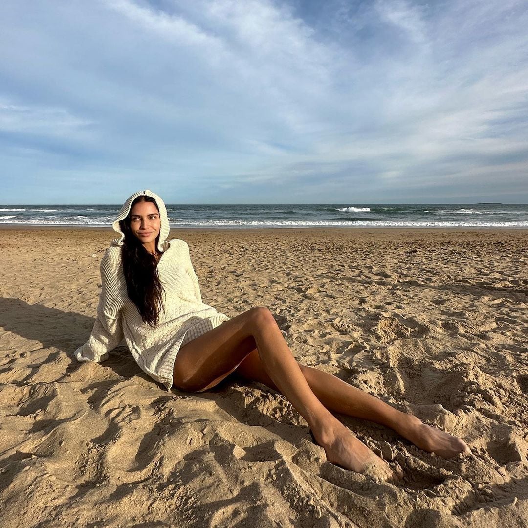 Zaira Nara muy relajada en Punta del Este