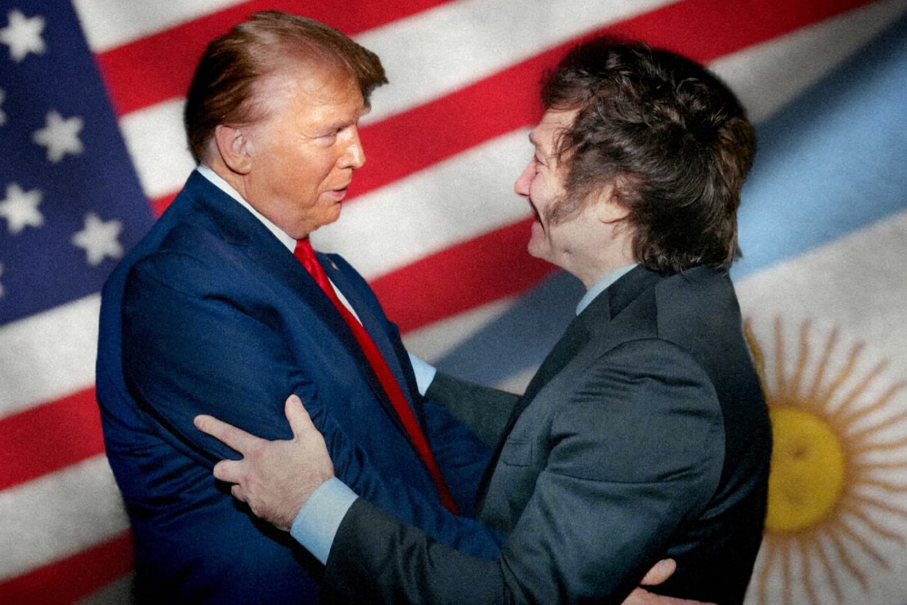 Milei felicitó a Trump por la elección (X).