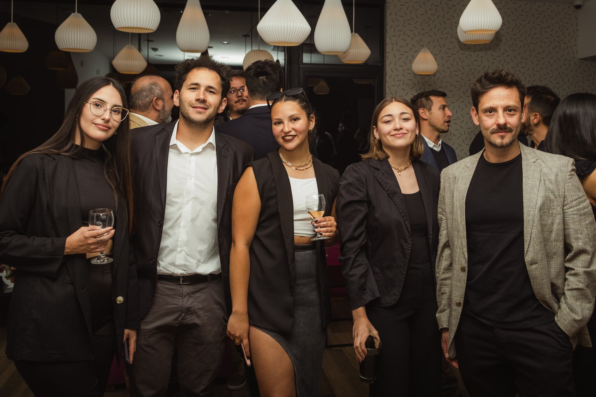 Rosario Ontivero, Gonzalo Savino, Mel Donoso, Dulce Tinnirello y Javier Rule. 