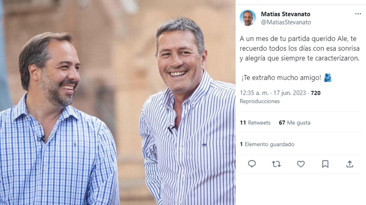 El mensaje de Matías Stevanato.