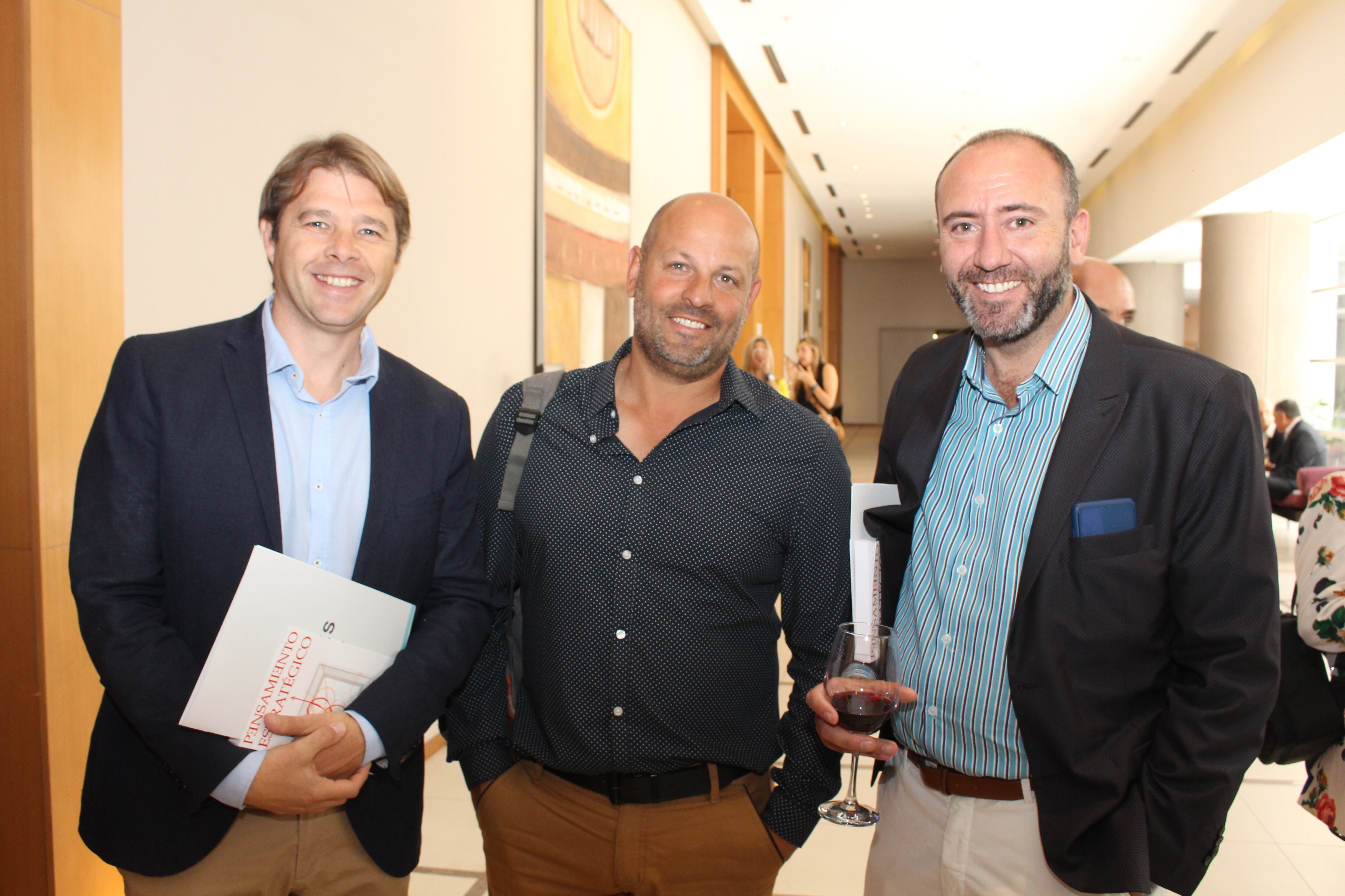 Alejandro Chocron, Pablo Vicchi y Juan Pablo Candisano.