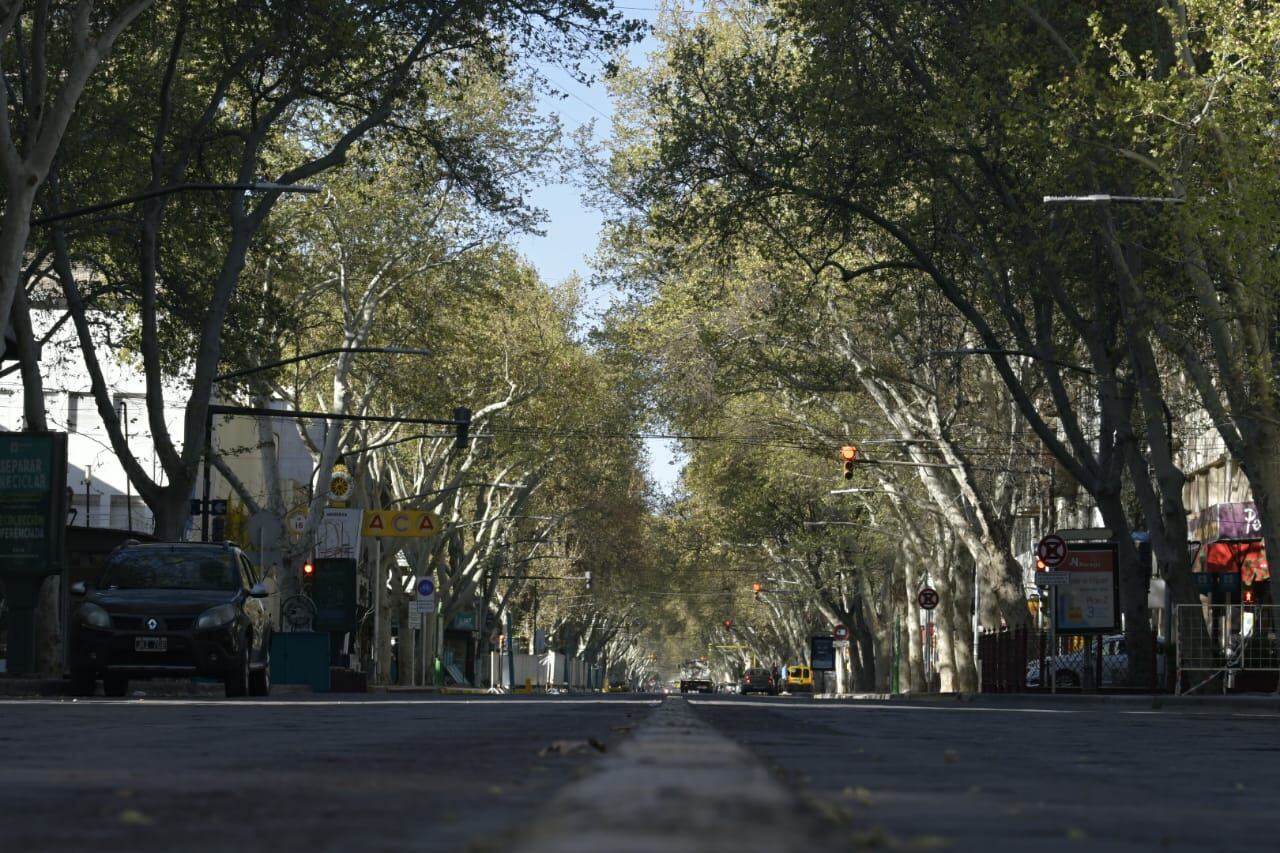 Así lucía la Ciudad de Mendoza en el amanecer del Día de la Primavera - 