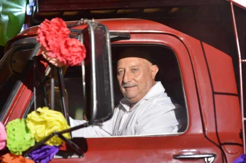 
    Miguel Ronco participó activamente del espectáculo.
   