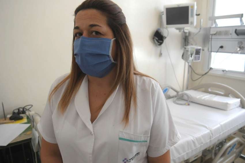 
Andrea Díaz del Hospital Central | Orlando Pelichotti / Los Andes
   