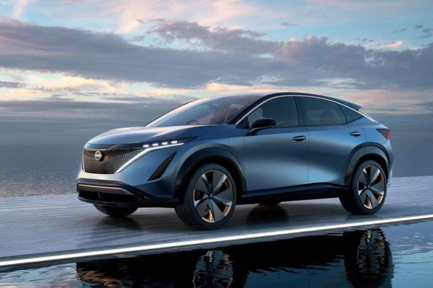 
    Nissan Ariya. También 100 % eléctrico, con sistemas de ayuda a la conducción, y una figura que anticipa el diseño de los próximos modelos de la marca en esta categoría de los crossover o SUV.
   