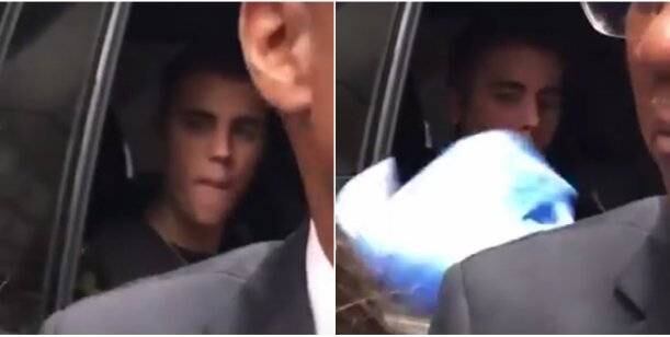 Justin Bieber despreció y tiró la bandera de Argentina al piso