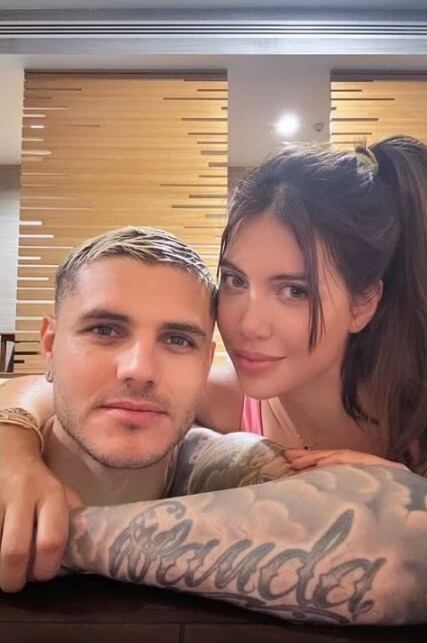 Mauro Icardi y Wanda Nara festejan una década de puro amor.