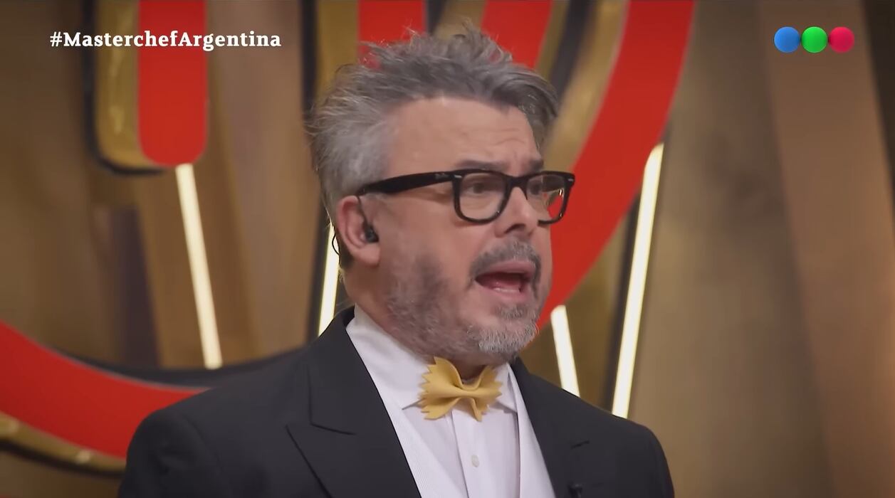 El particular detalle del look de Donato en la final de Masterchef