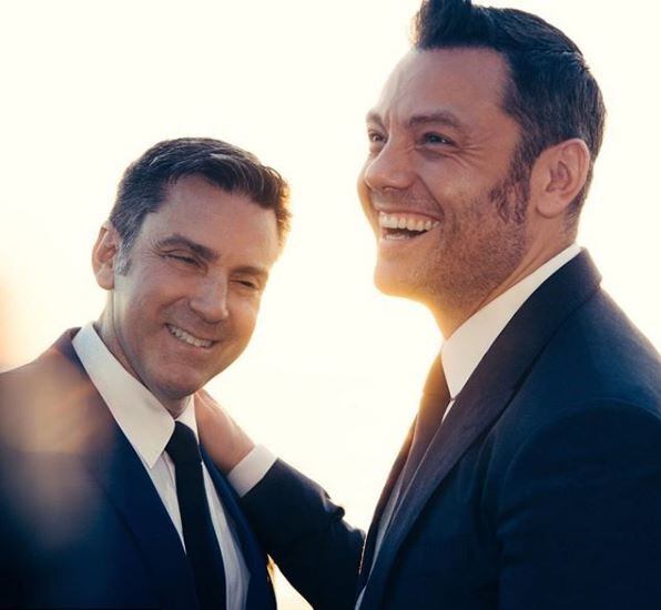 Tiziano Ferro y Víctor Allen (Instagram)